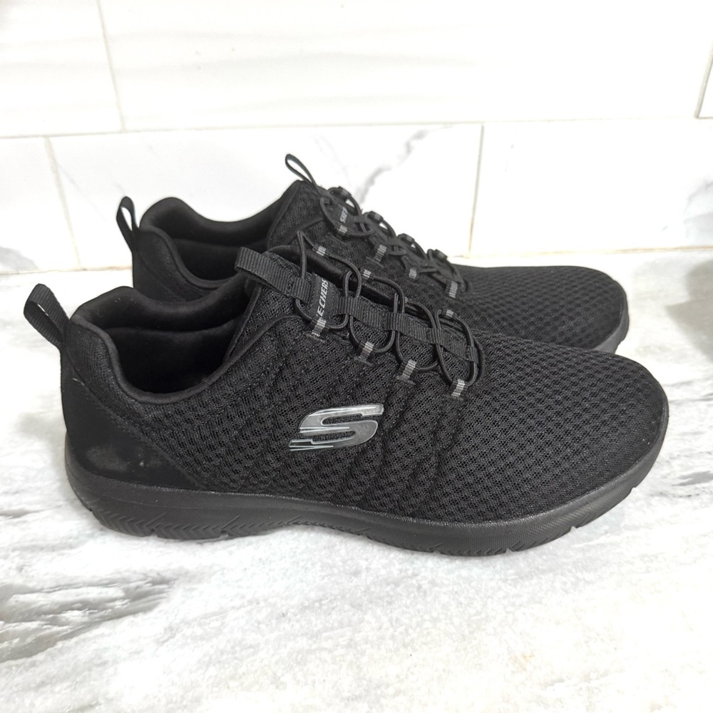 Skechers women’s Black Mesh Sneakers